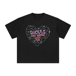 Ghouls Just Wanna Have Fun Graphic Tee-INNBLAC Fashion Apparel