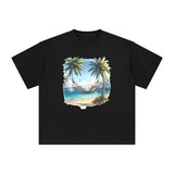 Beach & Hammocks Graphic Tee-INNBLAC Fashion Apparel