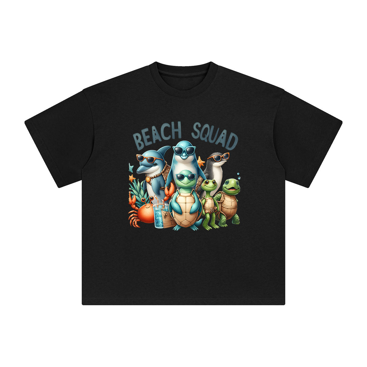 Beach Squad Graphic Tee-INNBLAC Fashion Apparel