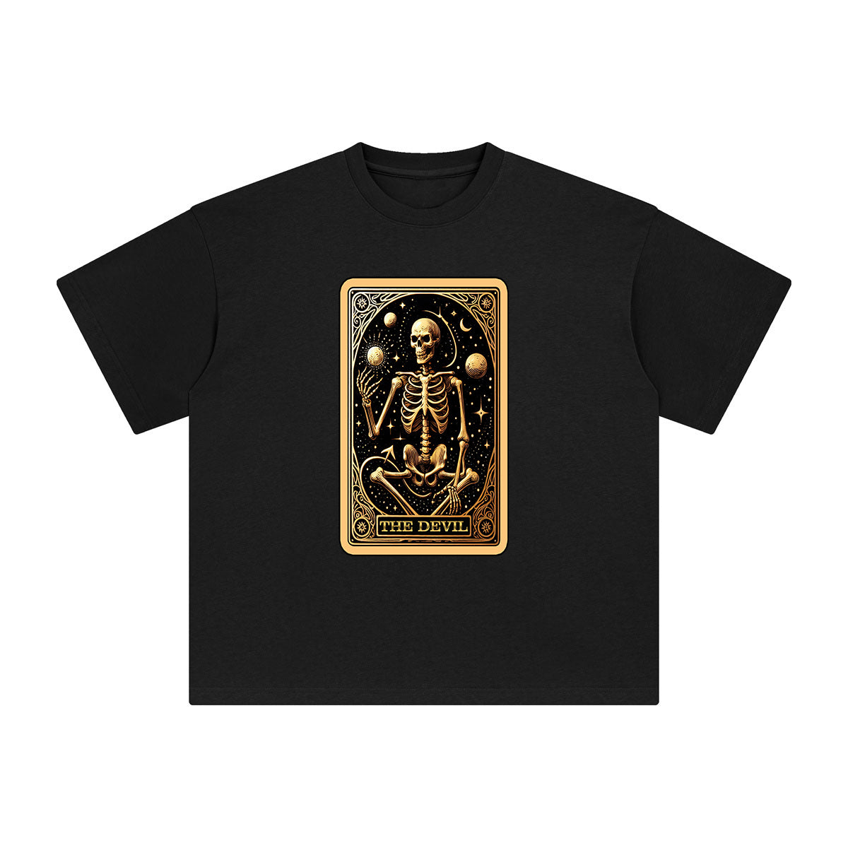 The Devil Card Graphic Tee-INNBLAC Fashion Apparel