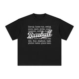 Baseball Quote Graphic Tee-INNBLAC Fashion Apparel