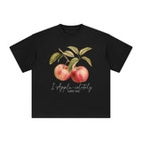 Apple & Quote Graphic Tee-INNBLAC Fashion Apparel