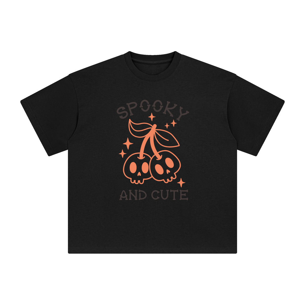 Spooky And Cute Graphic Tee-INNBLAC Fashion Apparel