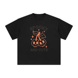 Spooky And Cute Graphic Tee-INNBLAC Fashion Apparel