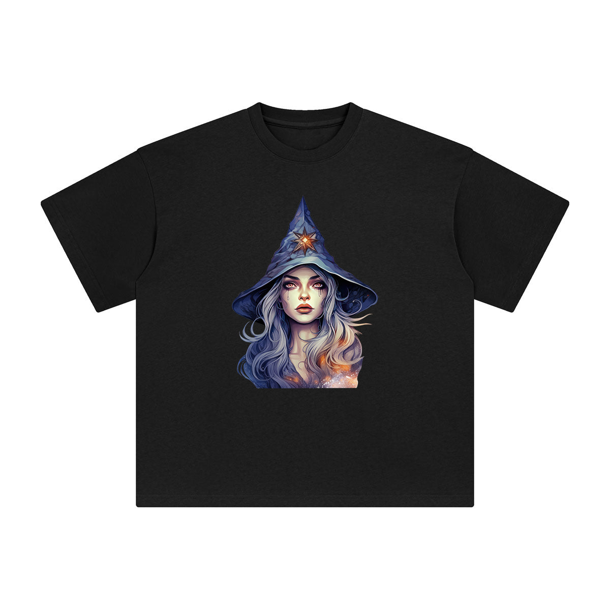 Cosmic Witch Graphic Tee-INNBLAC Fashion Apparel