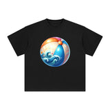 Beach Ball Clipart Graphic Tee-INNBLAC Fashion Apparel