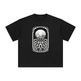 Monster Tree Tarot Card Graphic Tee-INNBLAC Fashion Apparel