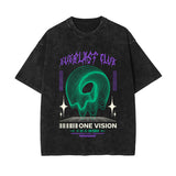 One Vision Stone Wash Graphic Tee-INNBLAC Fashion Apparel