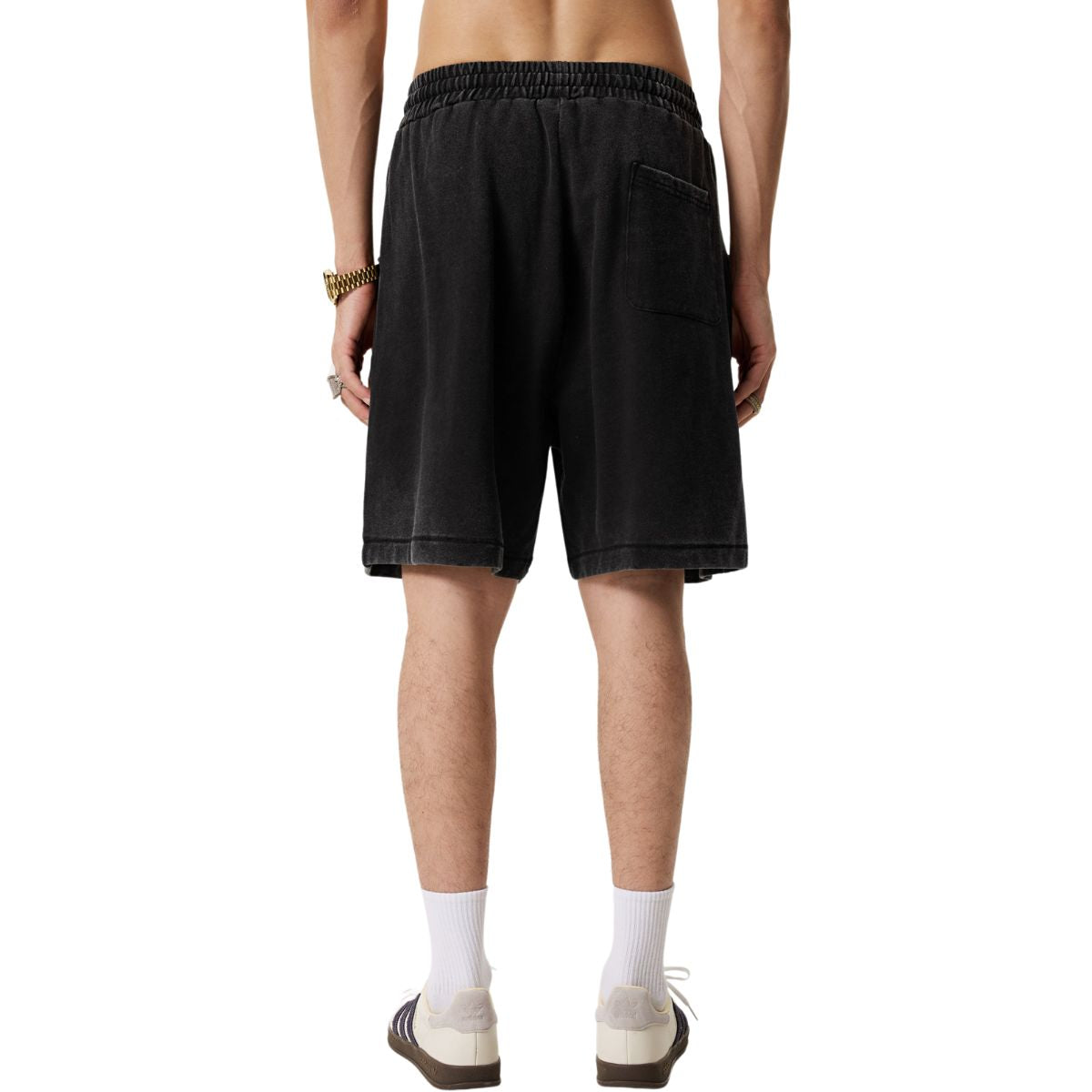 Washed Loose Fit Short Pants