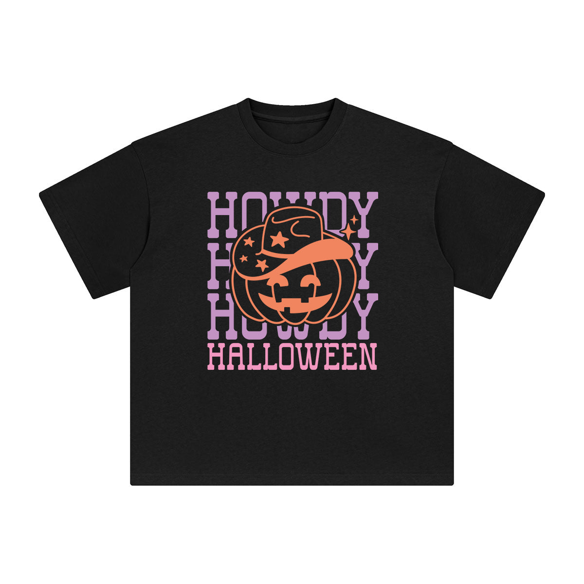 Halloween Pumpkin Graphic Tee-INNBLAC Fashion Apparel