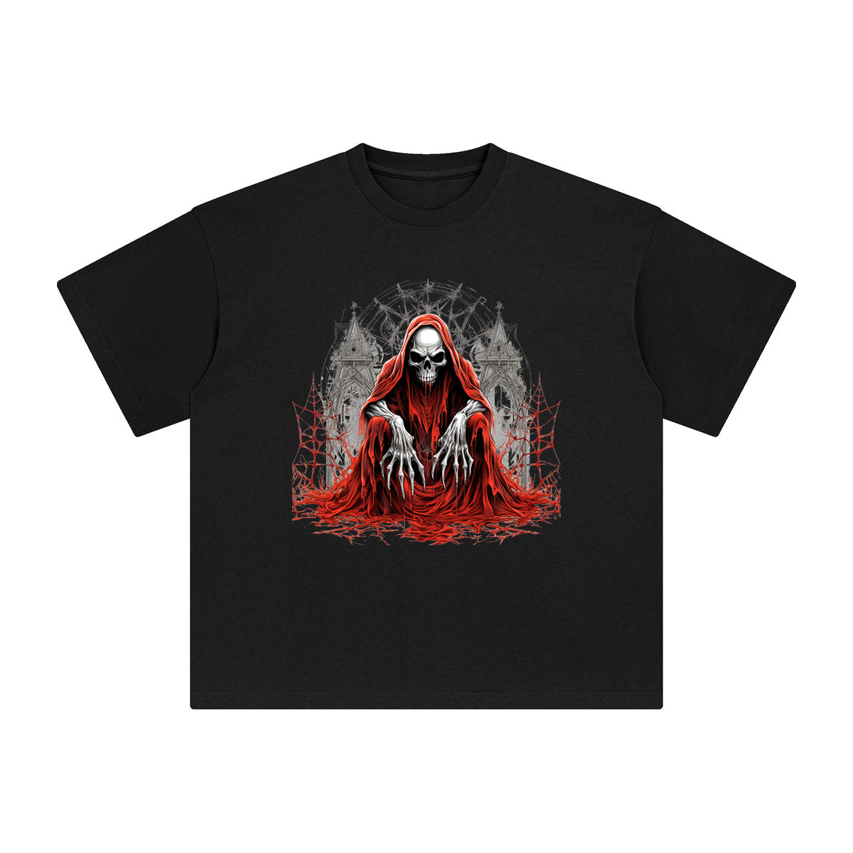 Ghost Graphic Tee-INNBLAC Fashion Apparel