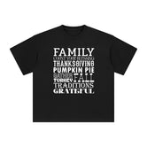 Thanksgiving Quote Graphic Tee-INNBLAC Fashion Apparel