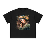 Beautiful Girl Graphic Tee-INNBLAC Fashion Apparel