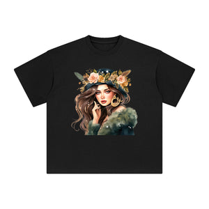 Beautiful Girl Graphic Tee-INNBLAC Fashion Apparel