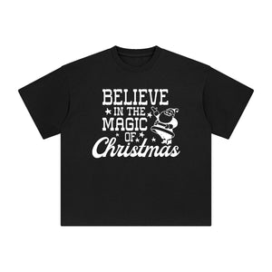 Believe In The Magic Of Christmas Graphic Tee-INNBLAC Fashion Apparel