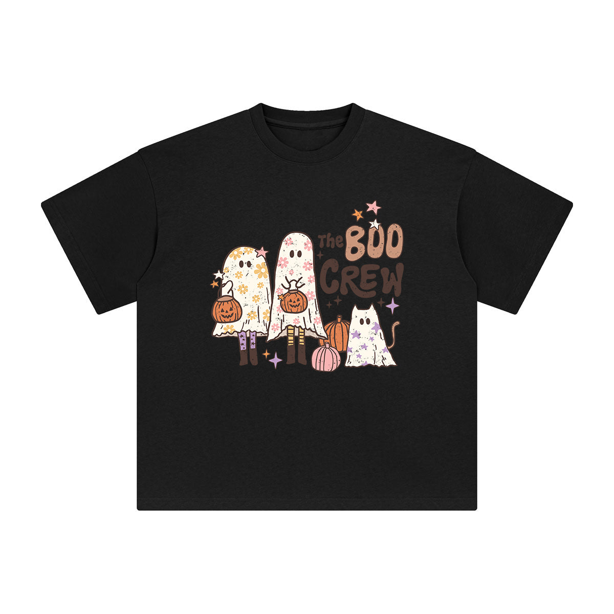 The Boo Crew Graphic Tee-INNBLAC Fashion Apparel