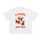 Loong Spirit Power Graphic Tee-INNBLAC Fashion Apparel