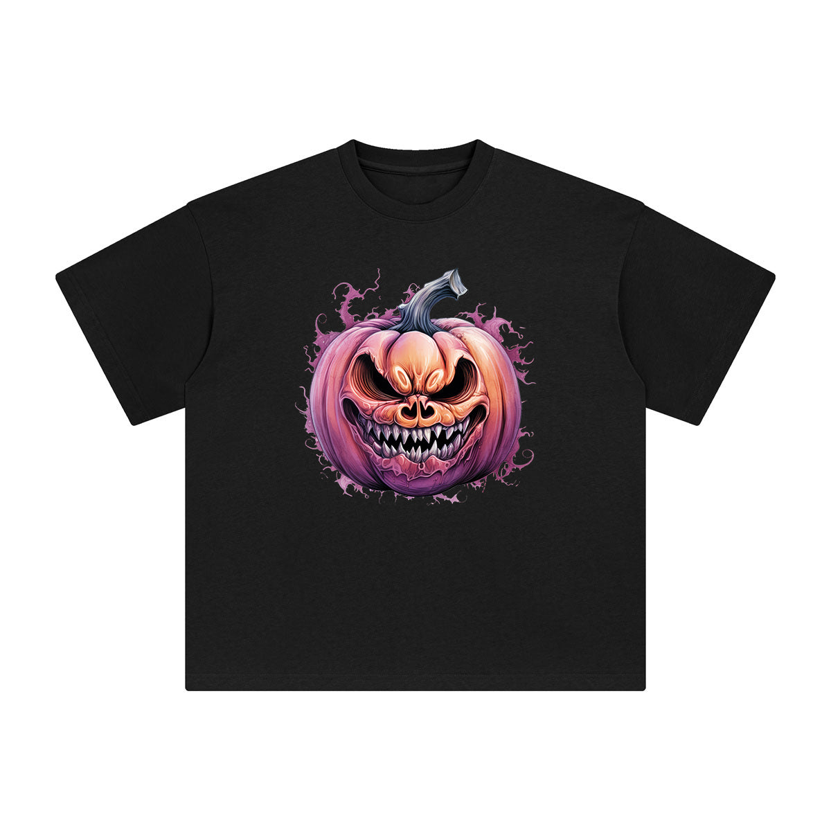 Angry Pumpkin Graphic Tee-INNBLAC Fashion Apparel