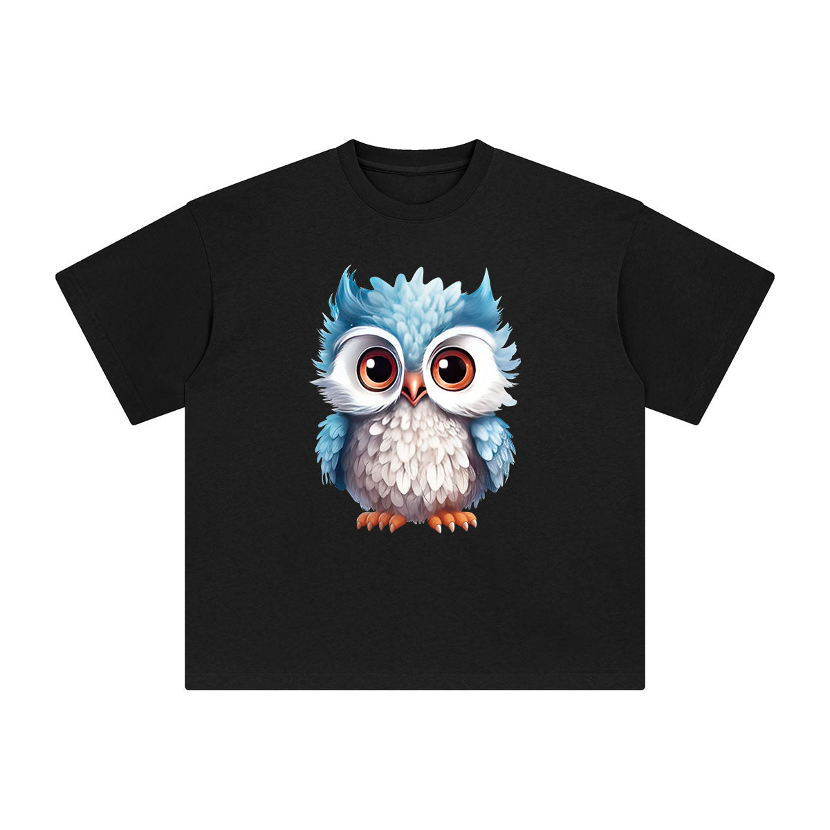 Baby Owl Graphic Tee-INNBLAC Fashion Apparel