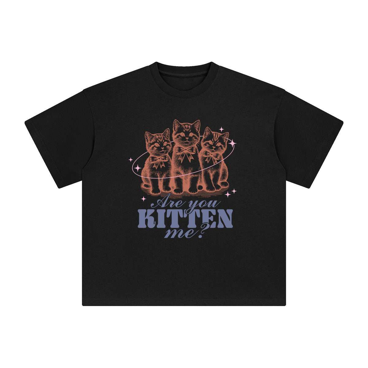 Are You Kitten Me Graphic Tee-INNBLAC Fashion Apparel