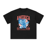 America Eagle Graphic Tee-INNBLAC Fashion Apparel