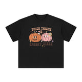 Spooky Vibes Graphic Tee-INNBLAC Fashion Apparel