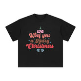 Merry Christmas Graphic Tee-INNBLAC Fashion Apparel