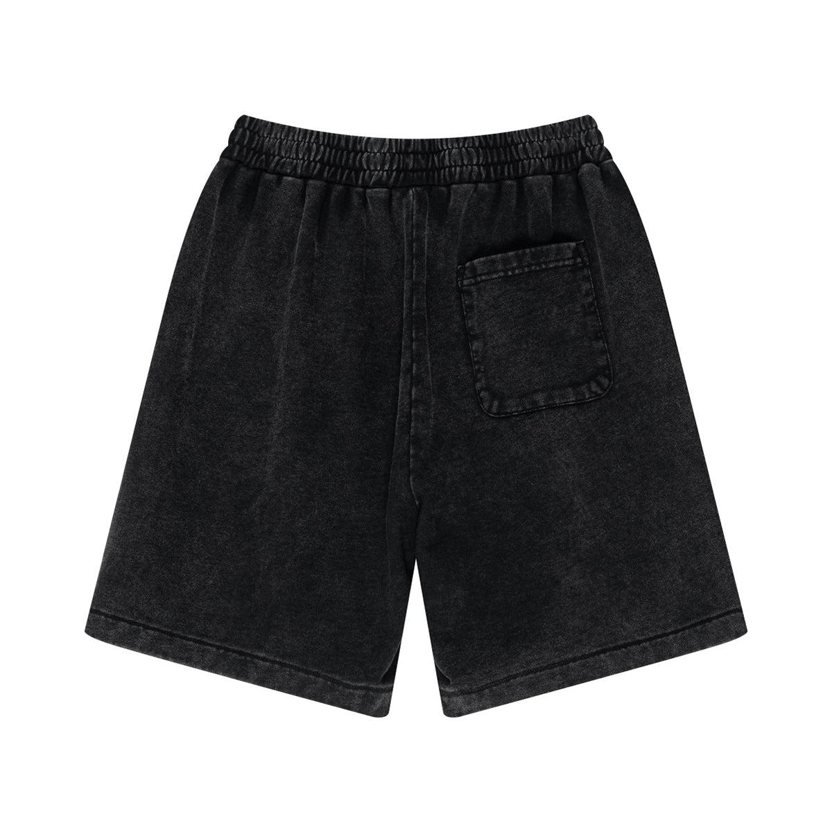 Vintage Wash Loose Fit Jogger Shorts-INNBLAC Fashion Apparel