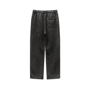 Washed Straight Leg Thick Sweatpants-INNBLAC Fashion Apparel