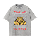 Beast Mode Graphic Stone Wash Tee-INNBLAC Fashion Apparel