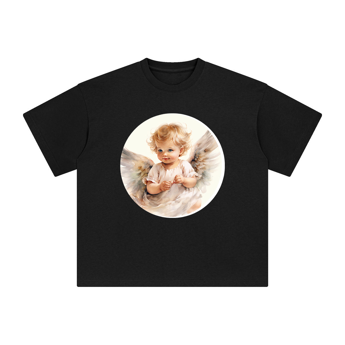 Baby Angel Graphic Tee-INNBLAC Fashion Apparel