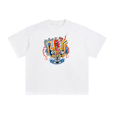 Chinese Face Painting Graphic Tee-INNBLAC Fashion Apparel