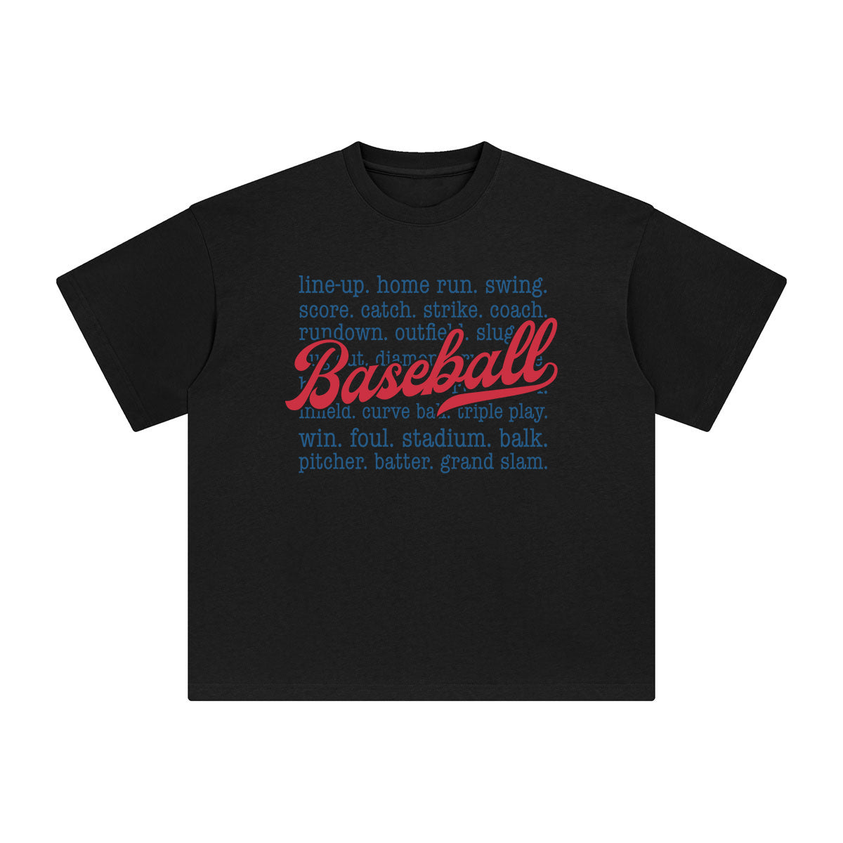 Baseball Quote Graphic Tee-INNBLAC Fashion Apparel