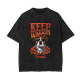 Boss Dog Stone Wash Graphic Tee-INNBLAC Fashion Apparel