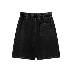 Washed Loose Fit Short Pants-INNBLAC Fashion Apparel