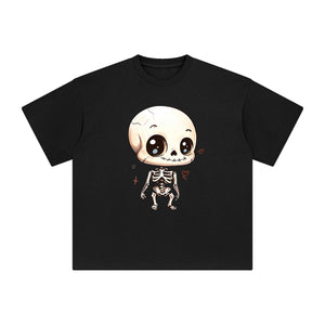 Cute Skeleton Graphic Tee-INNBLAC Fashion Apparel