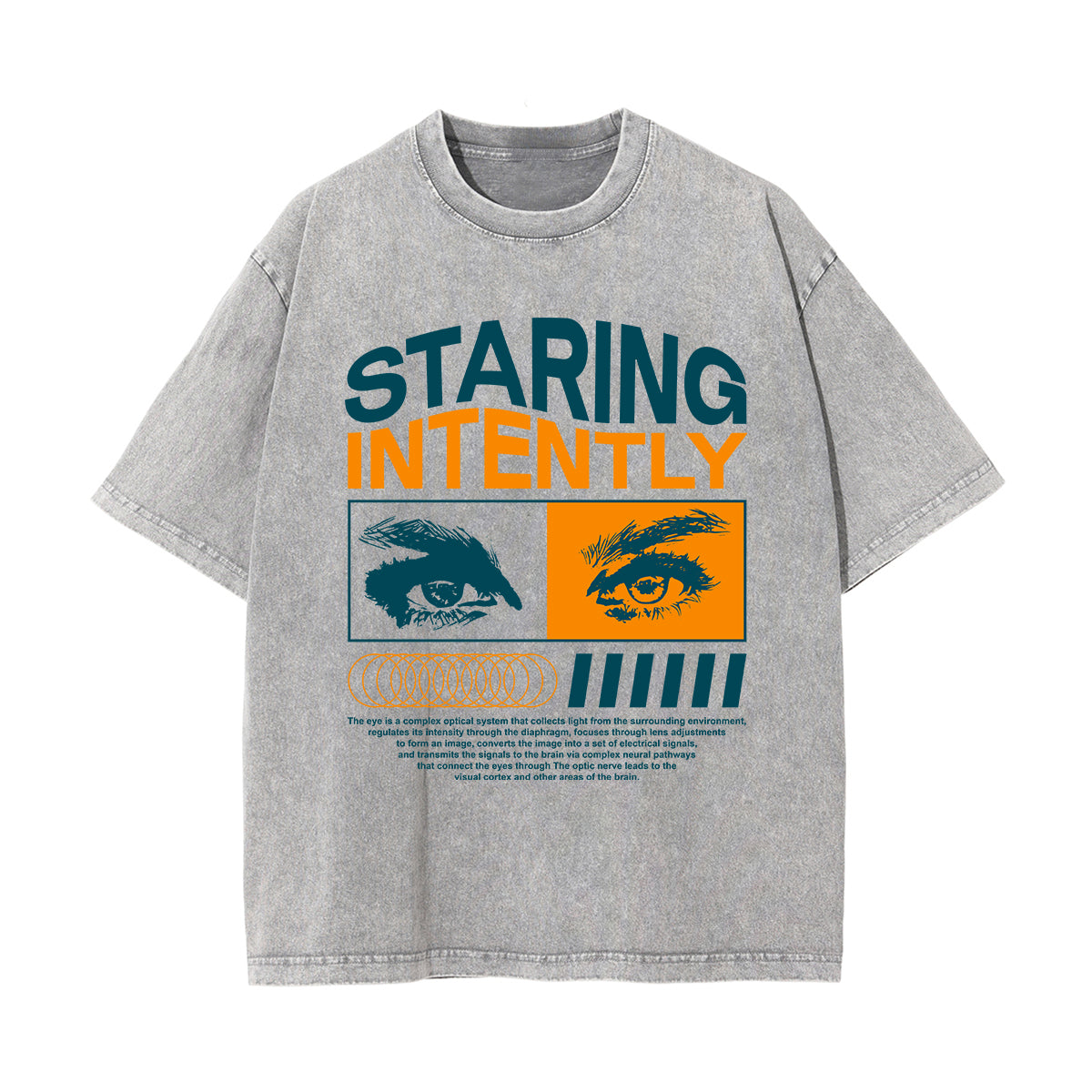 Staring Intently Streetwear Graphic Tee-INNBLAC Fashion Apparel