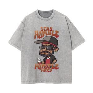 Stay Humble Hustle Hard Graphic Tee-INNBLAC Fashion Apparel