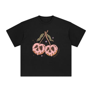 Spooky Cherry Graphic Tee-INNBLAC Fashion Apparel