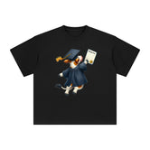 Graduation Cow Graphic Tee-INNBLAC Fashion Apparel