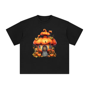 Fairy Pumpkin House Graphic Tee-INNBLAC Fashion Apparel