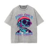 You Only Live Twice Graphic Tee-INNBLAC Fashion Apparel