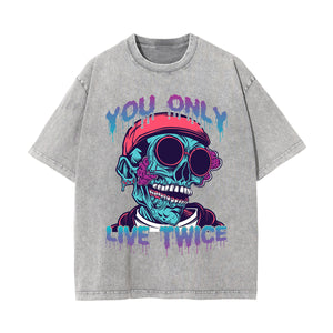 You Only Live Twice Graphic Tee-INNBLAC Fashion Apparel