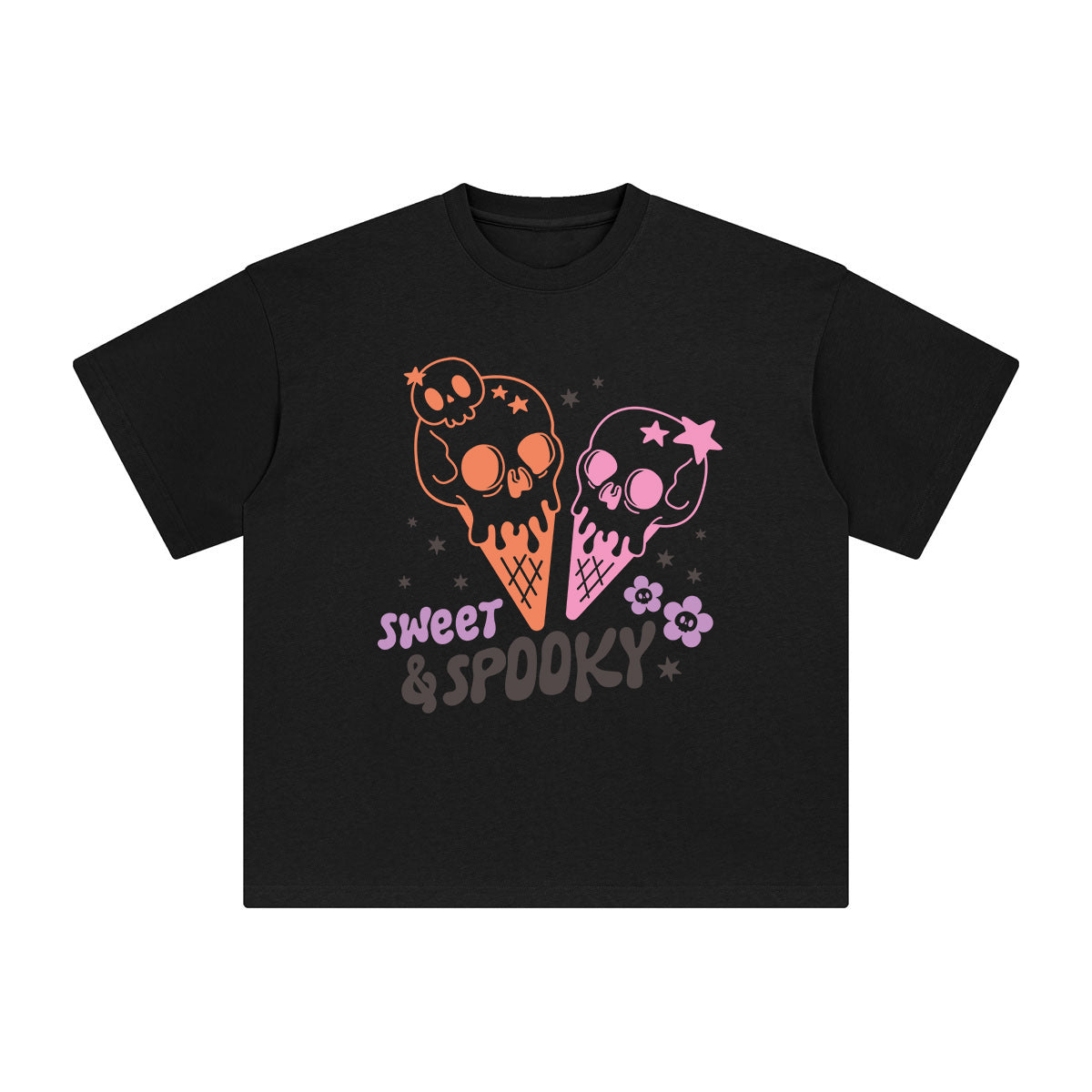 Sweet & Spooky Graphic Tee-INNBLAC Fashion Apparel