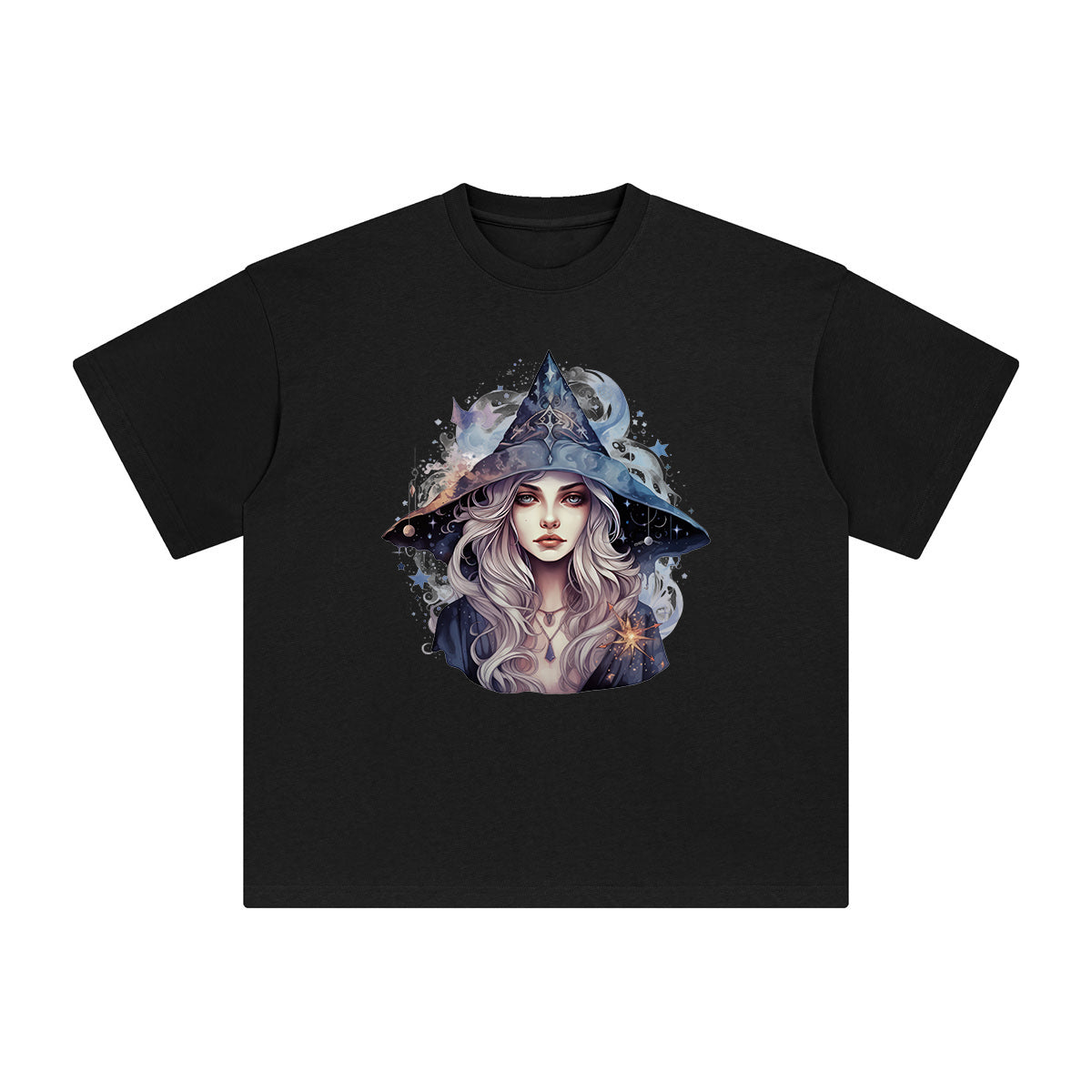 Cosmic Witch Graphic Tee-INNBLAC Fashion Apparel