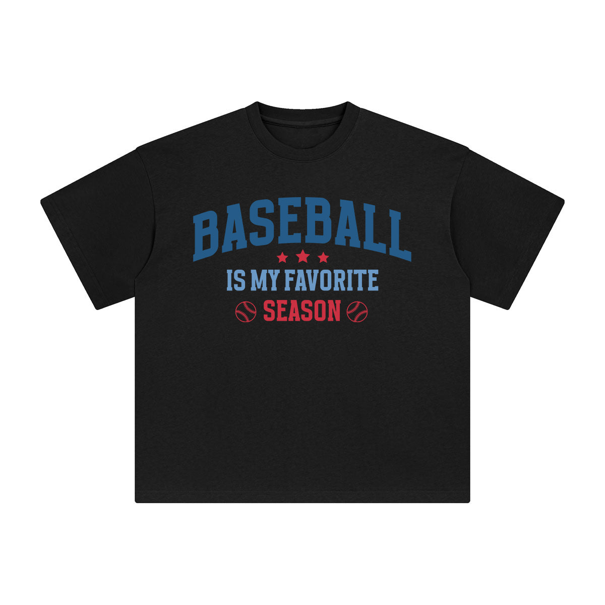 Baseball Is My Favorite Season Graphic Tee-INNBLAC Fashion Apparel