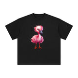 Baby Flamingo Graphic Tee-INNBLAC Fashion Apparel