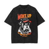 Boss Dog Stone Wash Graphic Tee-INNBLAC Fashion Apparel