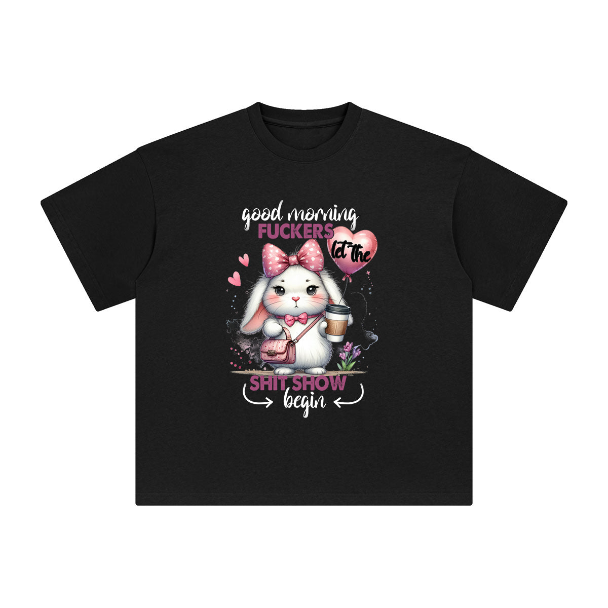 Beautiful Rabbit Graphic Tee-INNBLAC Fashion Apparel