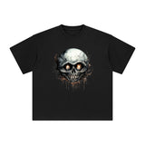 Alien Skull Graphic Tee-INNBLAC Fashion Apparel